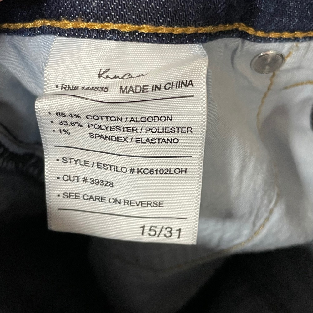 KanCan Dark Wash High Rise Flare Jeans Whiskered KC6102LOH Blue Size 15/31 - Picture 8 of 9